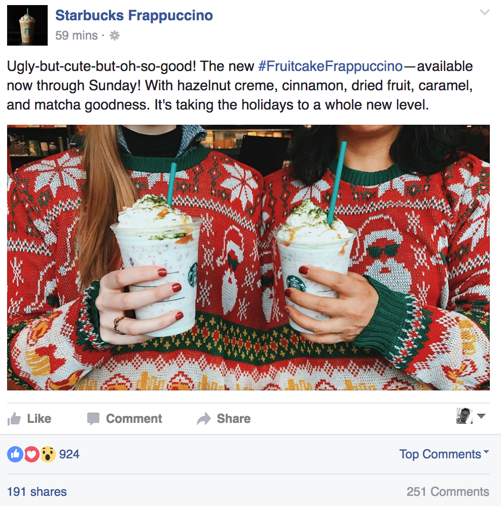 Facebook / Starbucks