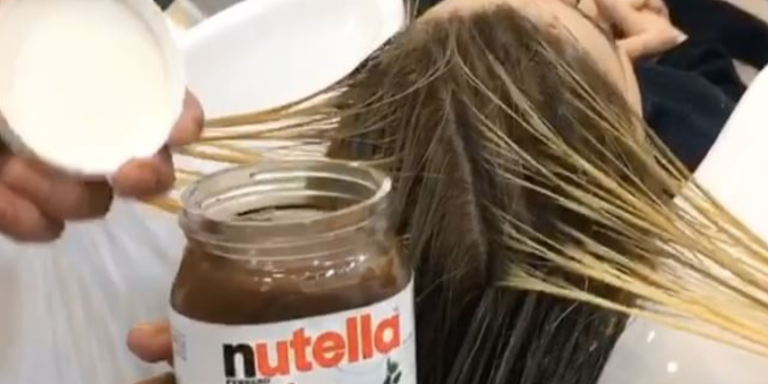 You Can Actually Dye Your Hair With Nutella