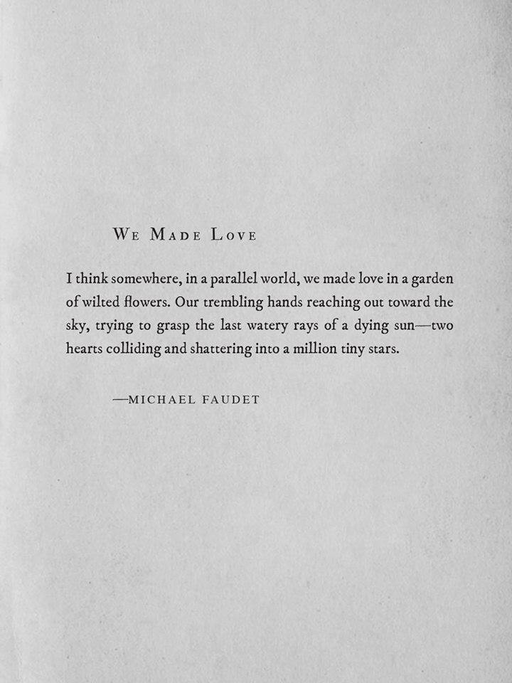 Michael Faudet poetry