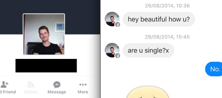 This Woman Roasts The Man Who Facebook Messaged Her For Three Years Straight