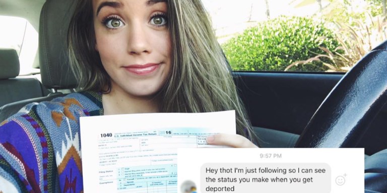 A ‘Dreamer’ Made This FB Post To Prove That She Paid Taxes But Now Alt-Right Trolls Want Her Kicked Out