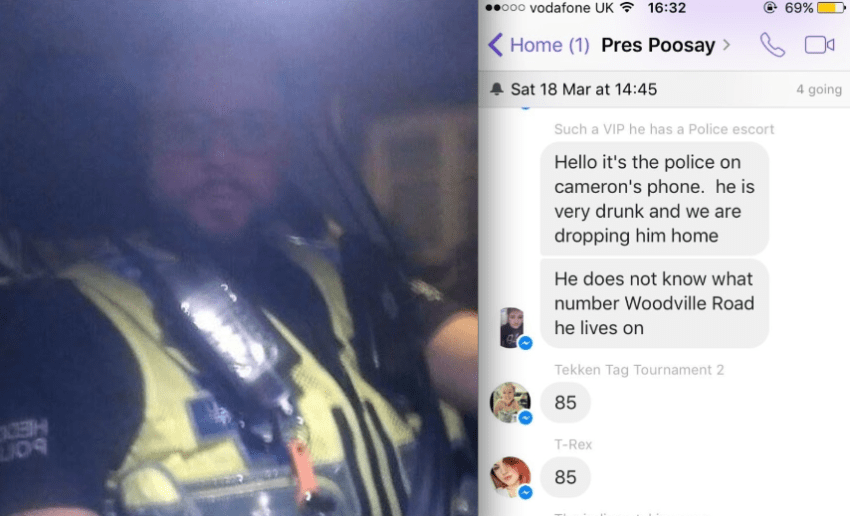 A Police Officer Crashed This Group Text Because One Of Their Friends Needed Help Getting Home
