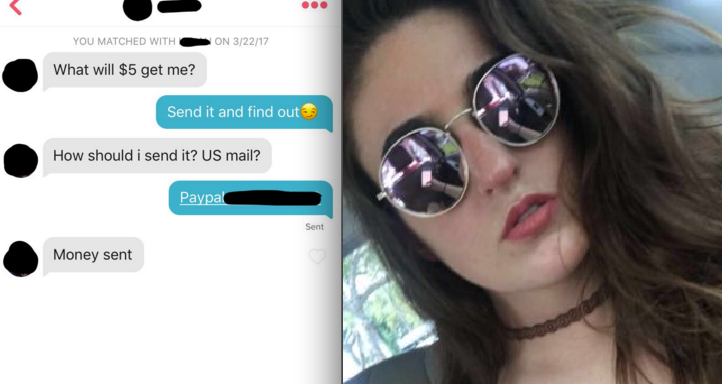 This Girl Told Guys On Tinder To Send Her $5 To ‘See What Happens’ And This Is How Everyone Should Be Using Tinder