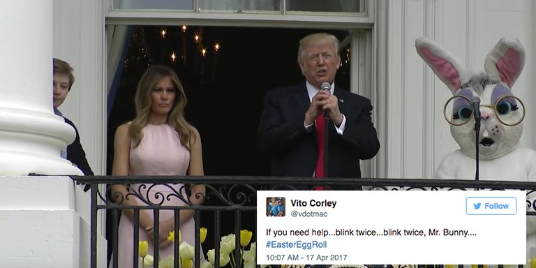 Twitter Is Roasting Trump Over The White House Easter Egg Roll And The Jokes Are Straight Fire
