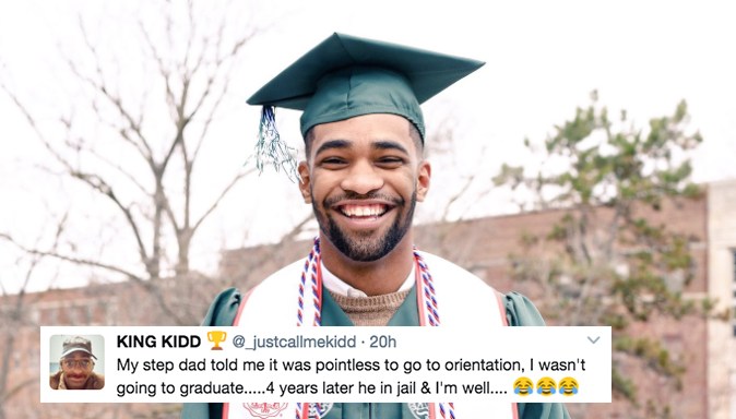 This Guy Got The Ultimate Revenge Against His Stepdad Who Told Him He’d Never Graduate College