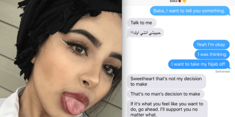This Teen Texted Her Dad She Wanted To Take Off Her Hijab To See How He’d React And His Response Was Heartwarming