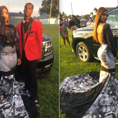 This Teen Wore A ‘Black Lives Matter’ Prom Dress That Showed The Faces Of Victims Of Police Brutality