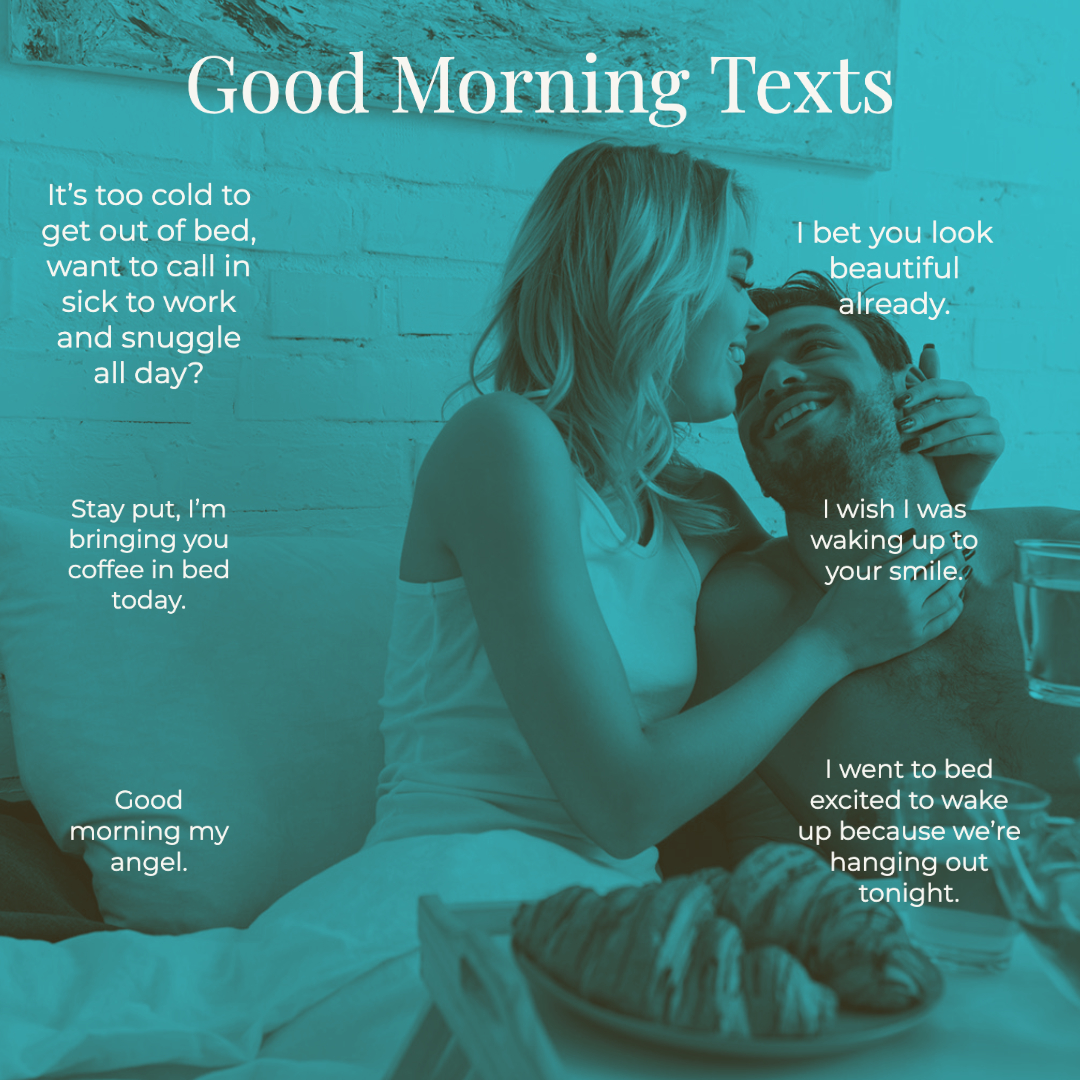 how to text a girl you like good morning