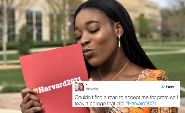 This Teen Couldn’t Find A Date To Prom So She Took Her Harvard Acceptance Letter Instead