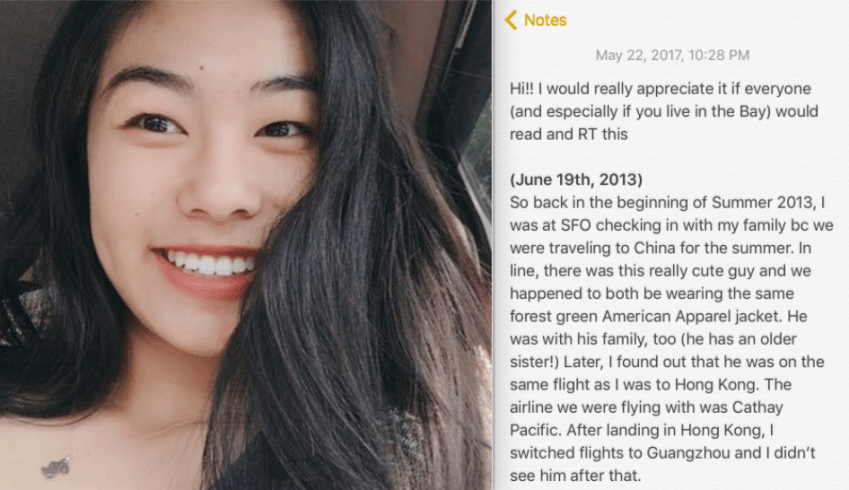 This Woman Met Her ‘Soulmate’ On A Flight Four Years Ago And Now She’s Using Twitter To Try To Find Him