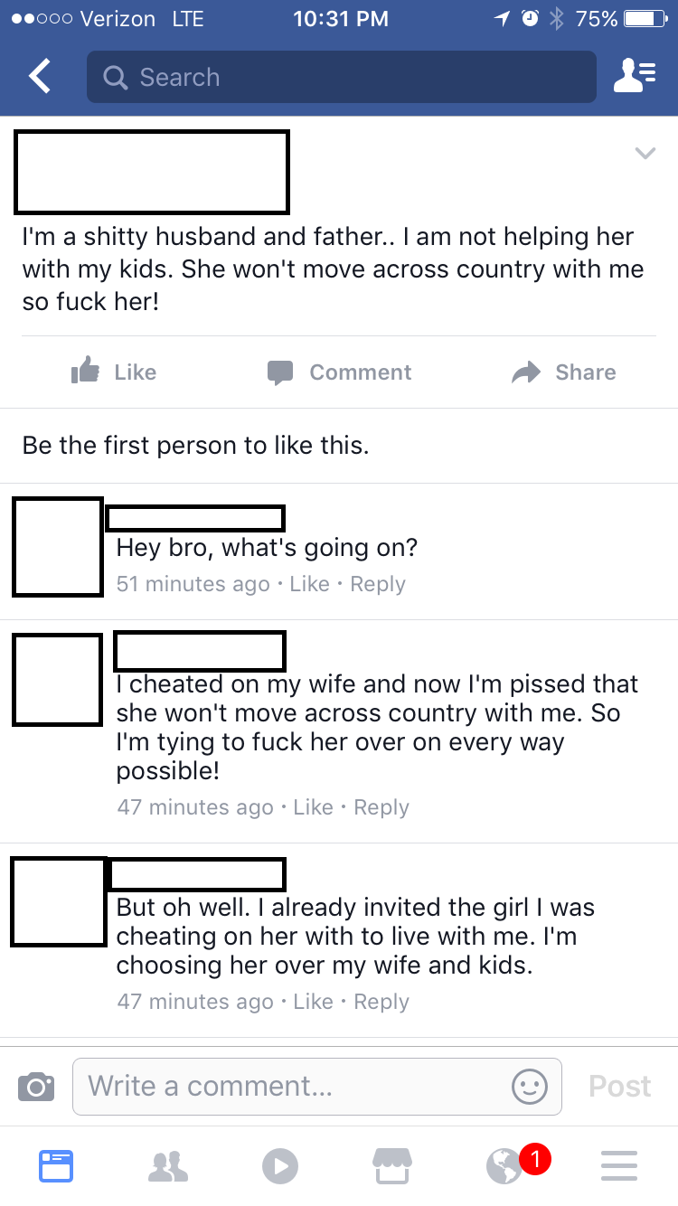 This Woman Hacked Her Cheating Husband S Facebook And What She Did Next Was Savage Thought Catalog