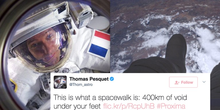 This Astronaut’s Epic Tweets From Space Will Make You Want To Change Your Career Path Immediately