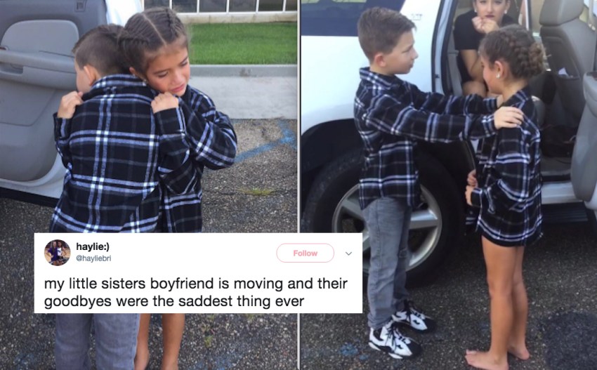 This Little Girl’s Goodbye To Her ‘BF’ Is Heartbreakingly Pure And Everyone On Twitter Is Getting Emotional