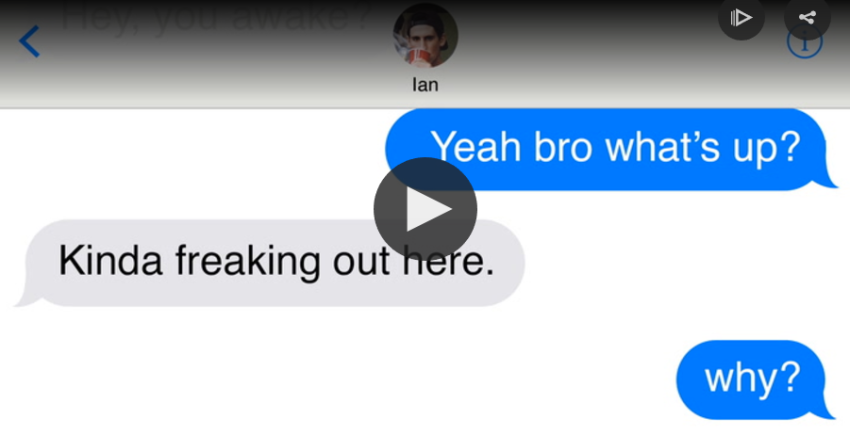 This Creepy Text Conversation Is Exactly Why You Should Never Go Camping Alone