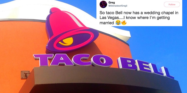 You Can Now Get Married At Taco Bell, So It’s Officially Time To Pop The Question