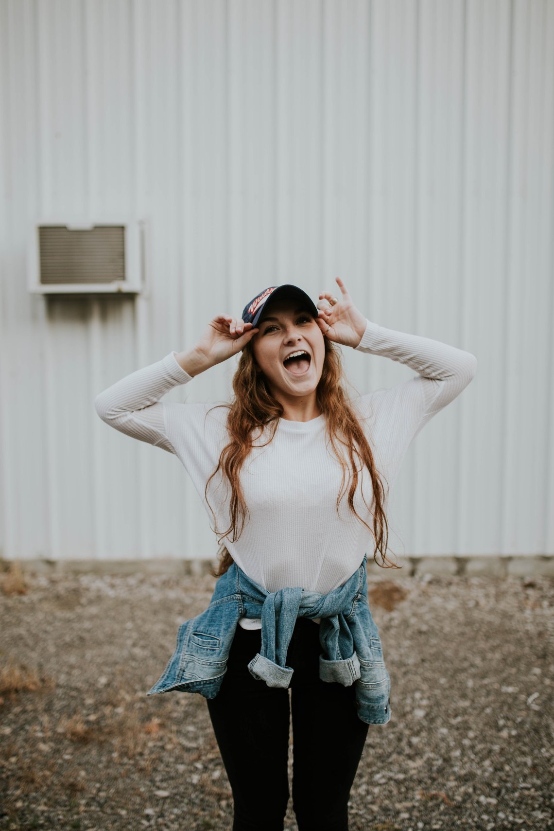 happy woman smiling