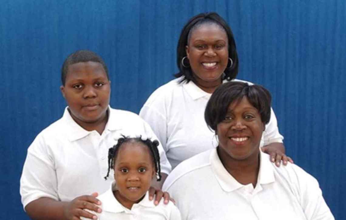 Alicia Coleman and her family