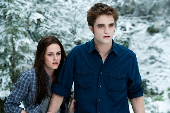 Edward and Bella Cullen in Twilight: Eclipse