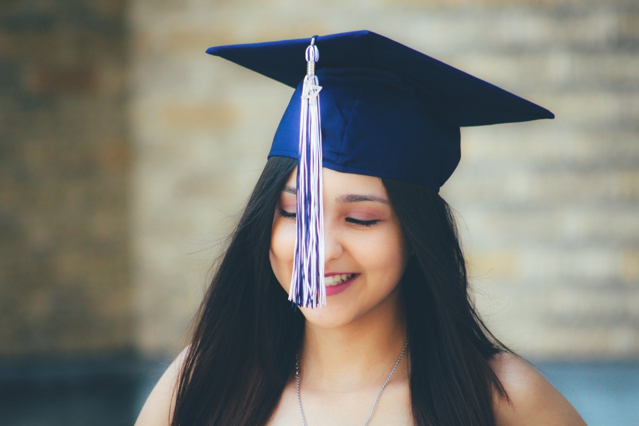 woman in college