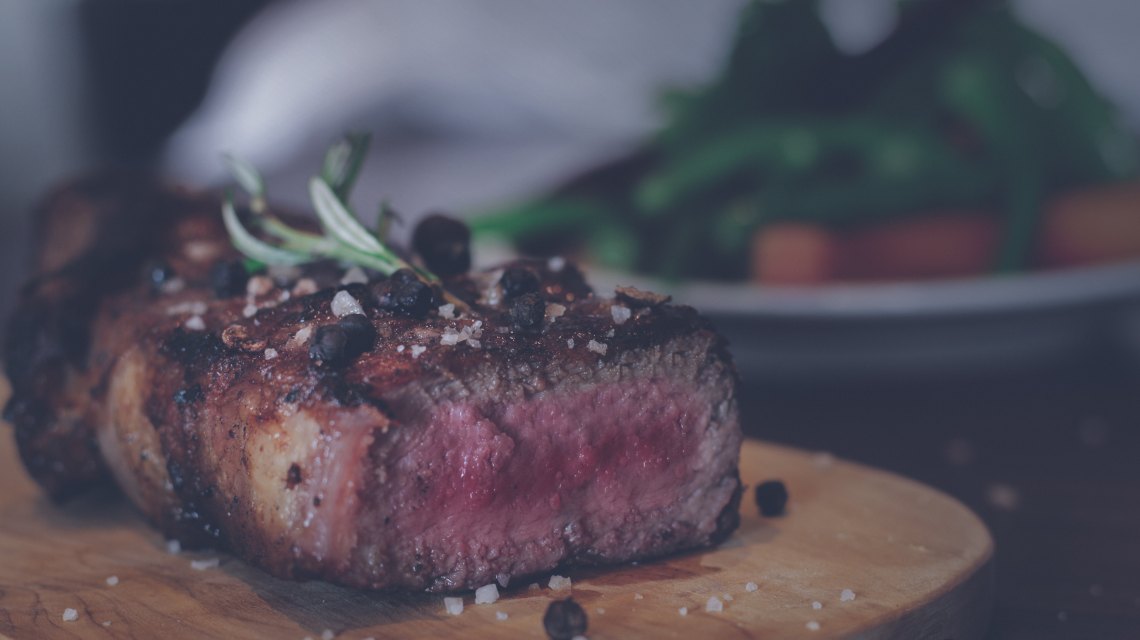 Steak on a plate