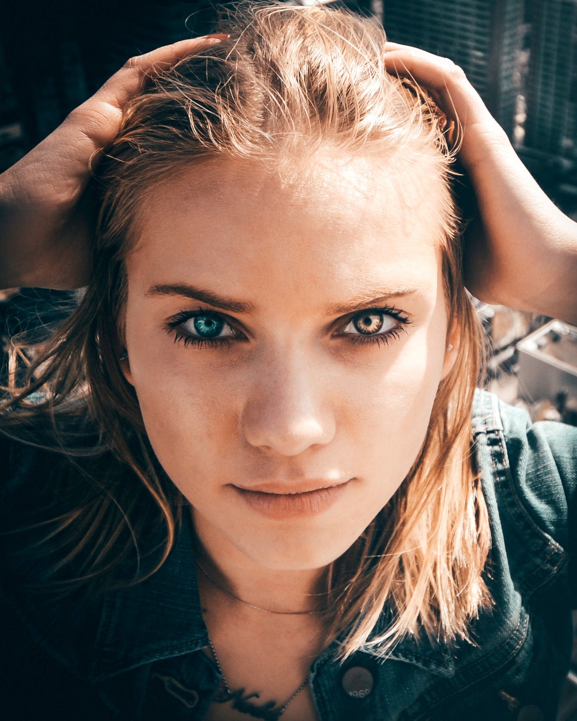 Girl suffering from heart break