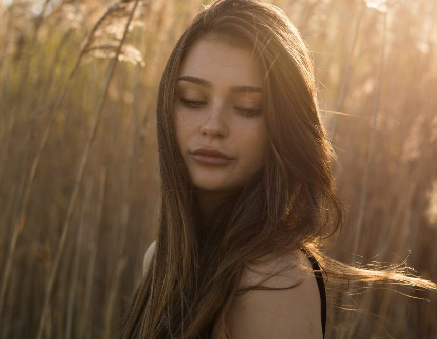 A disappointed girl