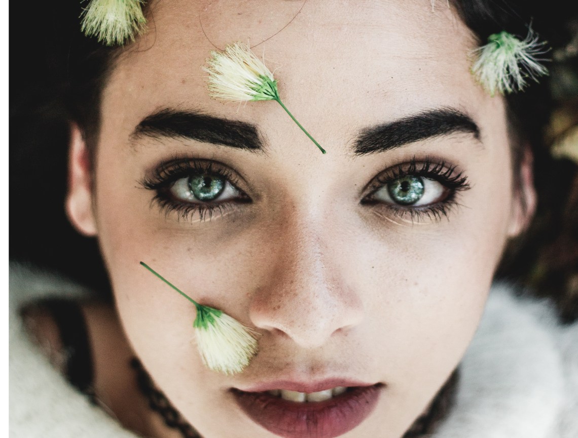 anxiety, girl surrounded by flowers, child of God