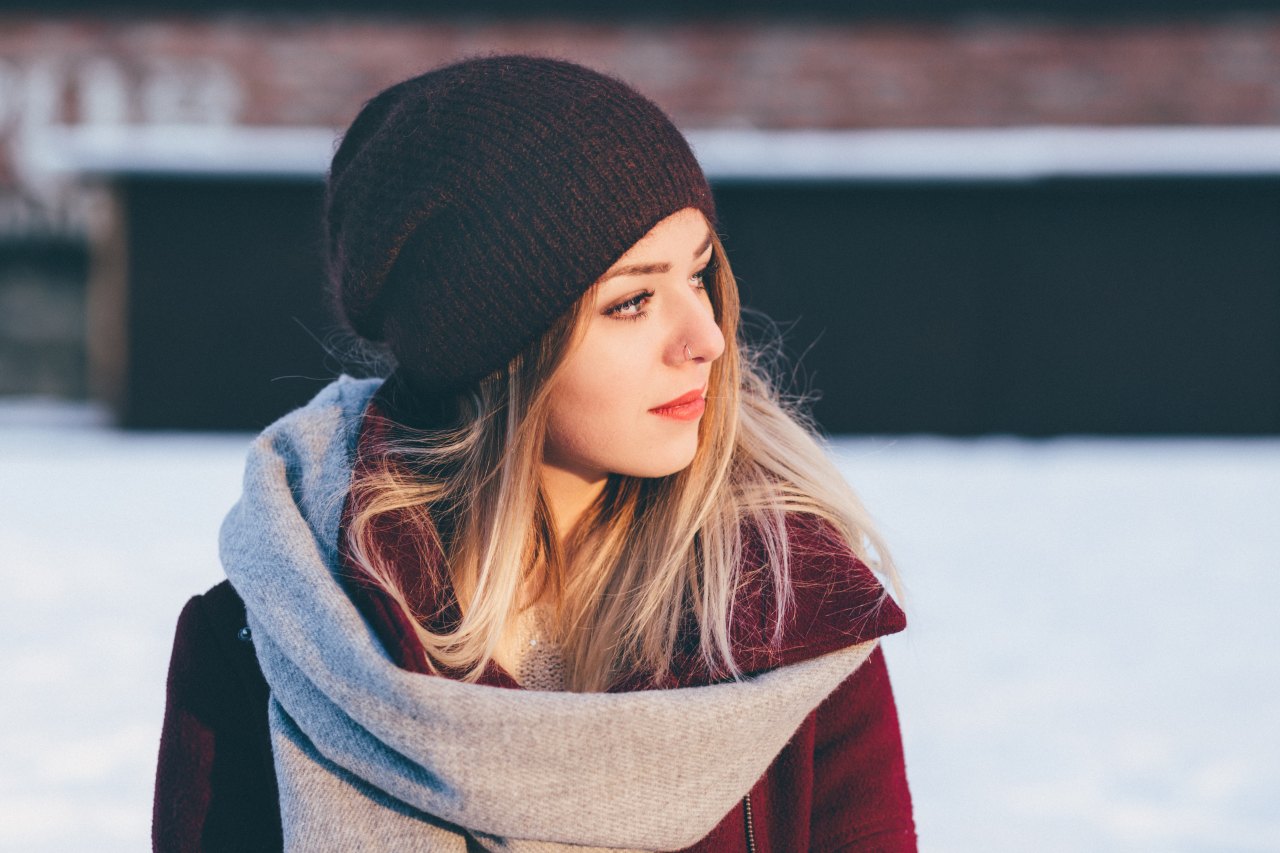 Girl looking away