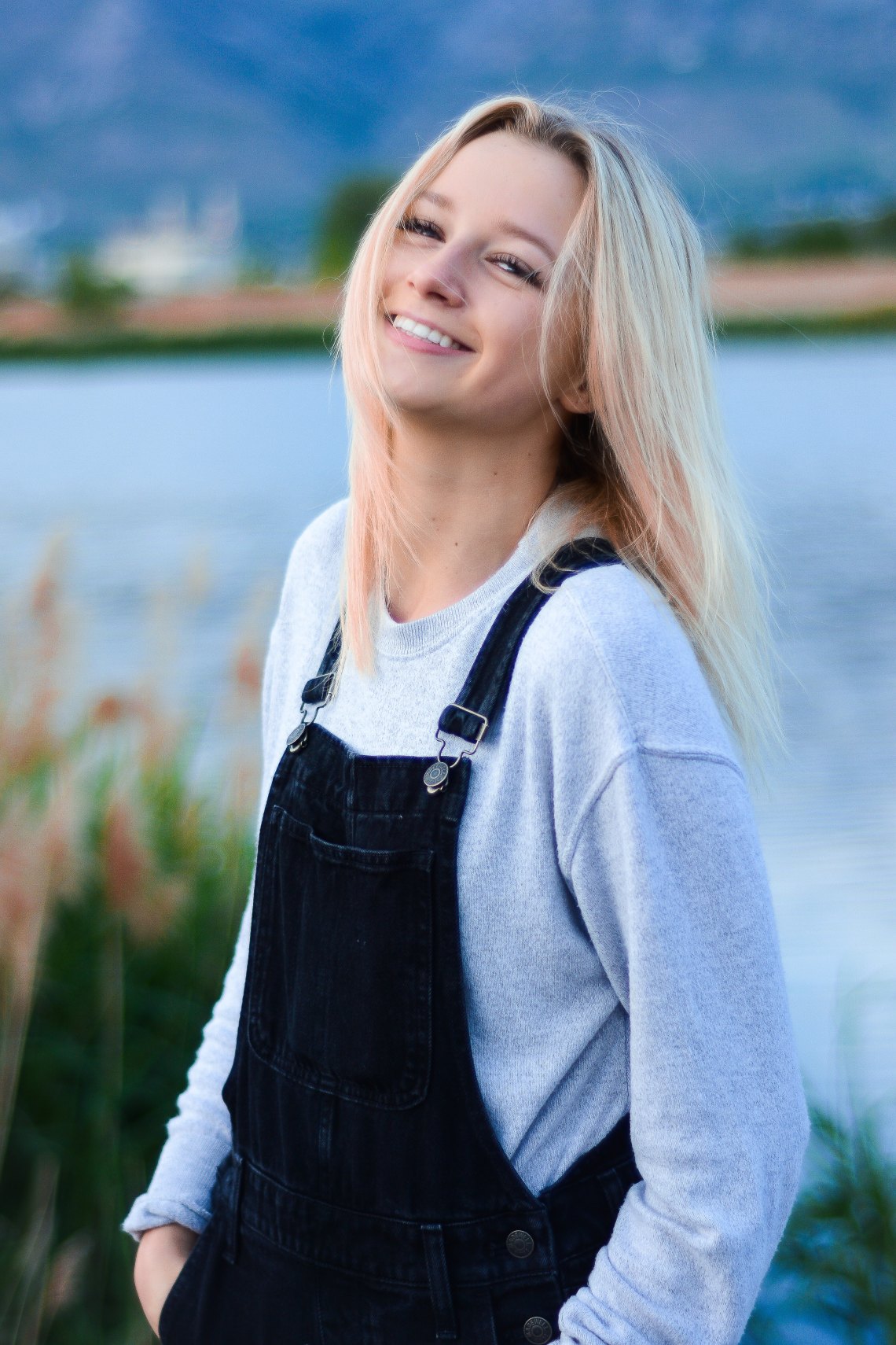 A girl who sees her worth