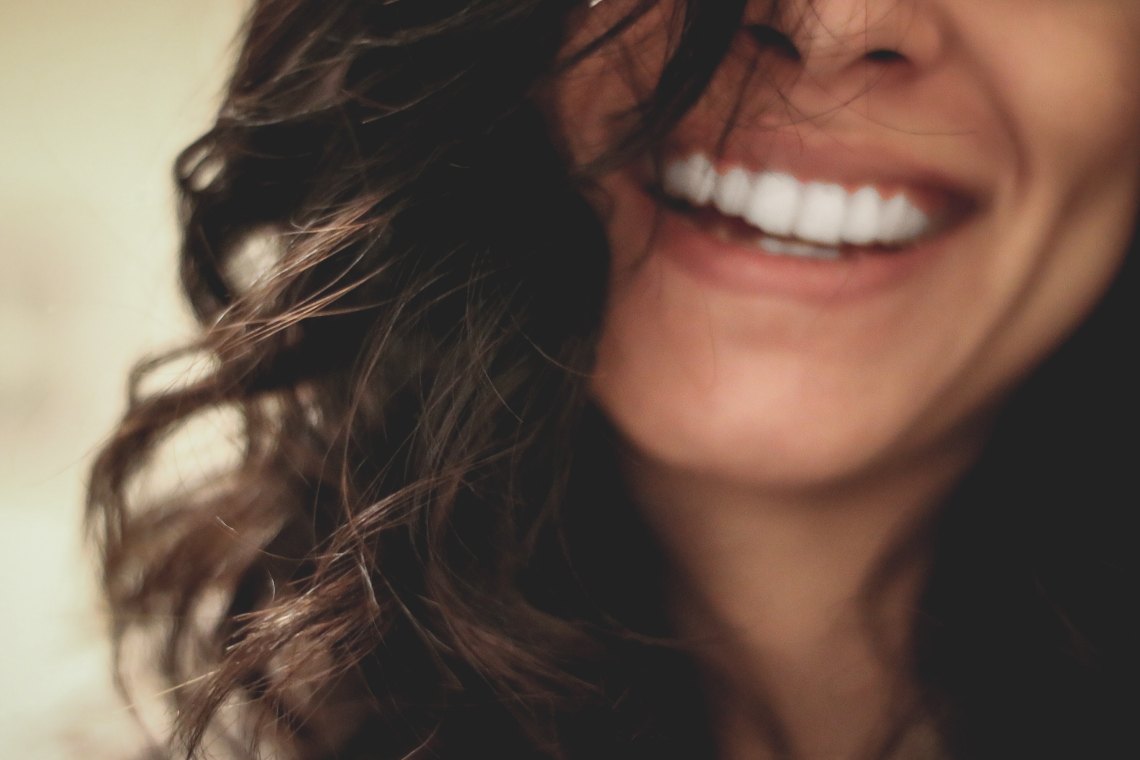 smiling