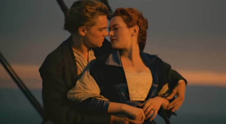 Jack and Rose in the Titanic