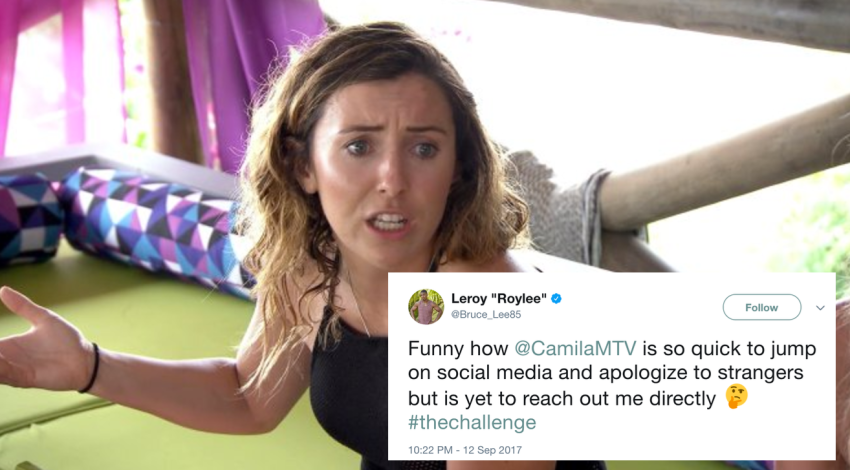 For Some Reason MTV Edited Out The Worst Part Of Camila’s Racist Meltdown On ‘The Challenge’