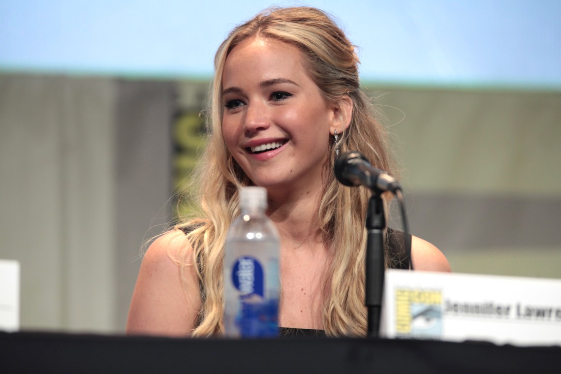 Jennifer Lawrence at Comic Con in 2015