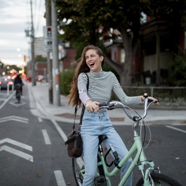 girl on bike