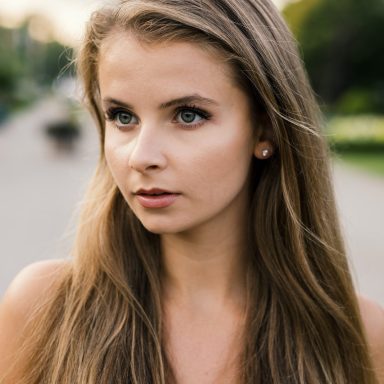 A girl who pretends she is strong