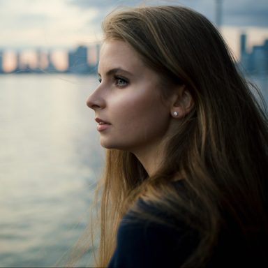 Girl with a broken heart