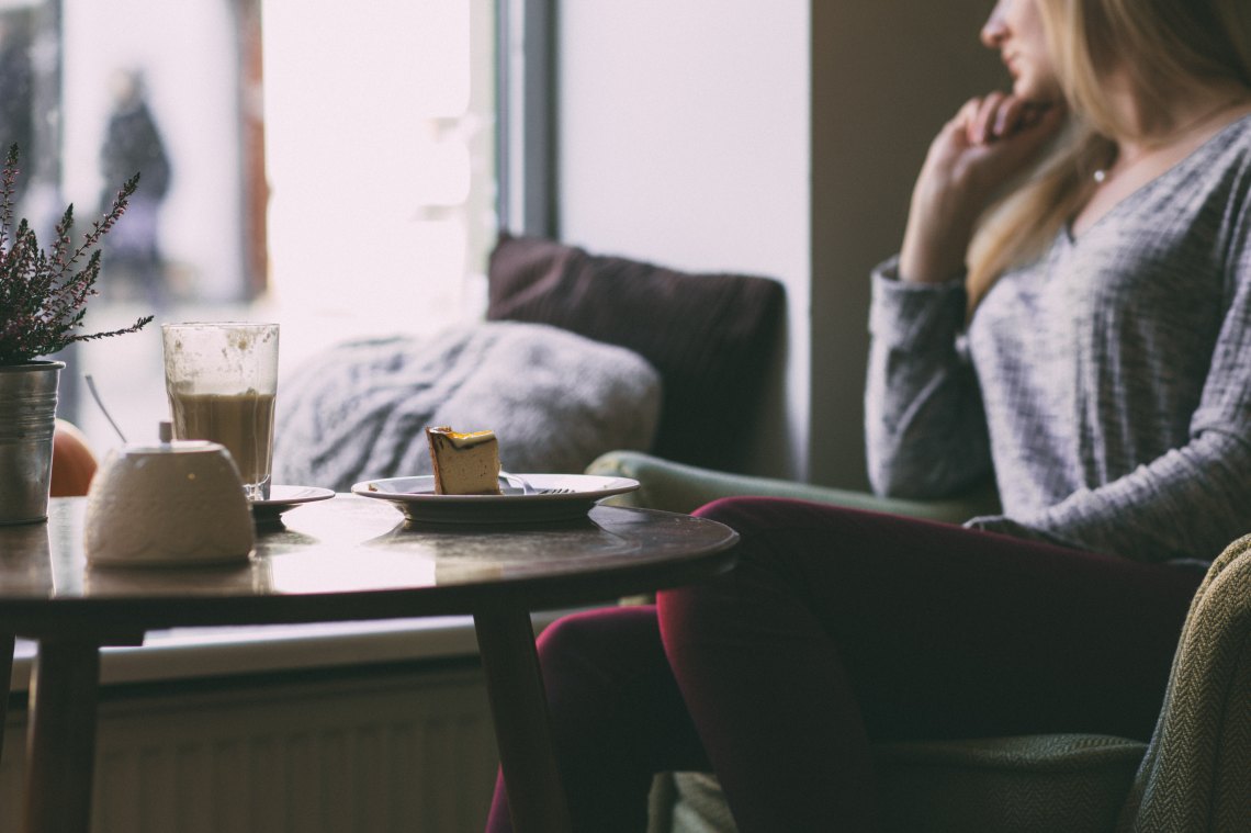 girl at table, home, home is where your heart is