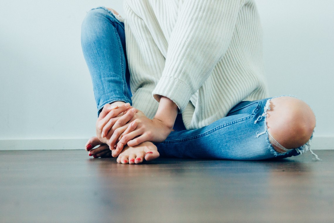 girl sitting down