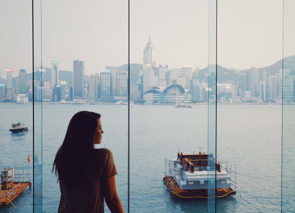 girl looking out a window, hard part of love