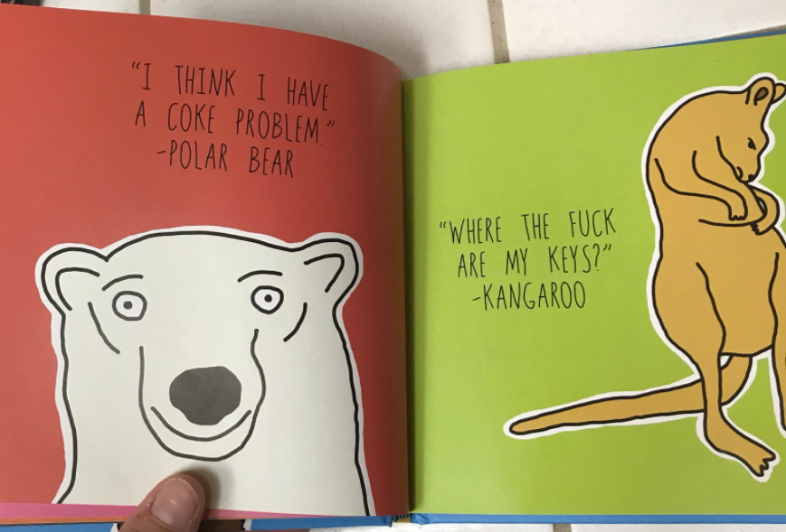 An inappropriate book that looks like it's for kids