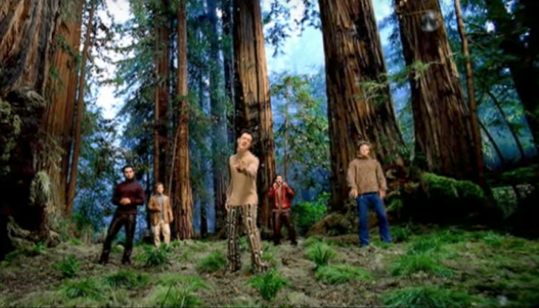 NSYNC in their "This I Promise You" music video