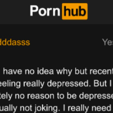 Porn Hub comments section heartwarming post