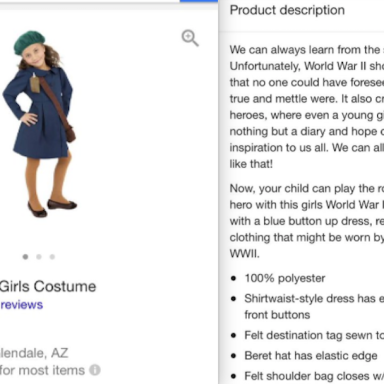 Someone Was Stupid Enough To Try To Sell An Anne Frank Halloween Costume And Now People Are Pissed