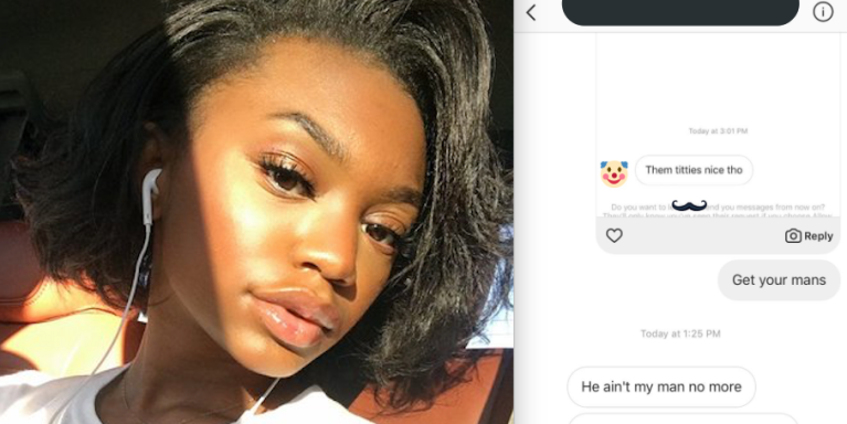 Some Dumbass Guy Tried To Slide Into This Girl’s DMs, So She Sent The Receipts To His GF