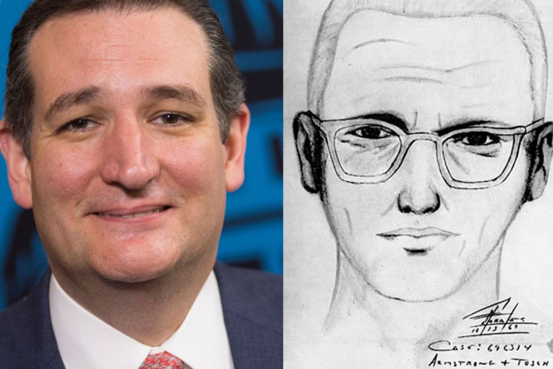 Ted Cruz as the Zodiac Killer