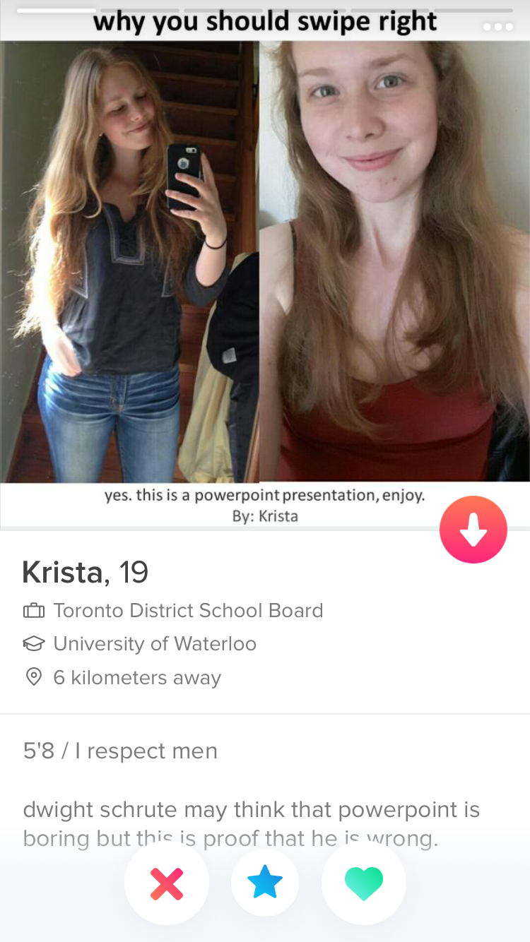 Funny school tinder