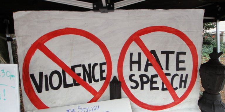 ‘Freedom Of Speech’ Isn’t An Excuse To Spread Hate