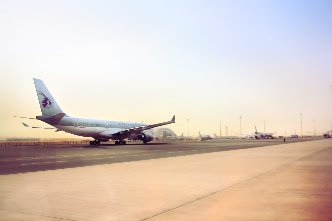 Quatar Airways plane