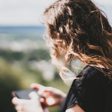 girl on phone