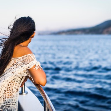 girl looking at water